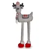 Decorative Figure Krist+ FG09-PX21385BR Red Grey Christmas Reindeer 23 x 55 x 49 cm (4 Units)