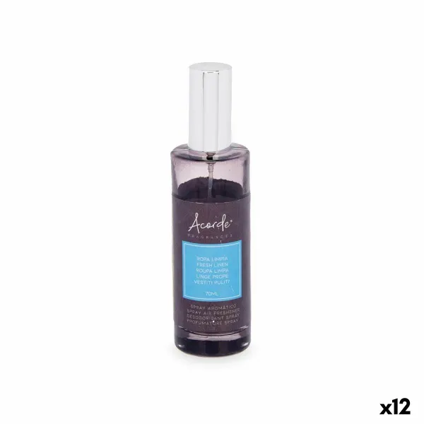 Gaisa Atsvaidzinātāja Aerosols Acorde Tīras Drēbes 70 ml (12 gb.)