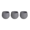 Puodų rinkinys Ibergarden Antracito Plastmasinis 6,2 x 6,2 x 6,6 cm 25 x 7 x 8 cm (8 vnt.)