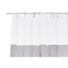 Shower Curtain Berilo Grey Transparent Plastic PEVA 180 x 180 cm 16 x 28,5 x 4 cm (12 Units)
