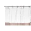 Dušas aizkari Berilo Bēšs Caurspīdīgs Plastmasa PEVA 180 x 180 cm 16 x 28,5 x 4 cm (12 gb.)