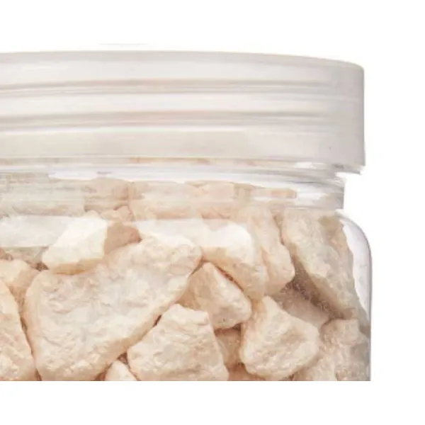 Decorative Stones Gift Decor Cream 10 - 20 mm 700 g 6,5 x 15,5 x 6,5 cm 6,2 x 15,3 x 6,2 cm 6,5 x 15,8 x 6,5 cm (12 Units)