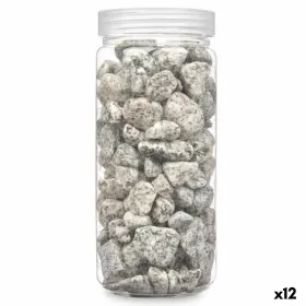 Dekoratyviniai akmenys Gift Decor Pilka 10 - 20 mm 700 g 6,2 x 15,3 x 6,2 cm 6,5 x 15,8 x 6,5 cm (12 vnt.)