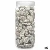 Decorative Stones Gift Decor Grey 10 - 20 mm 700 g 6,2 x 15,3 x 6,2 cm 6,5 x 15,8 x 6,5 cm (12 Units)