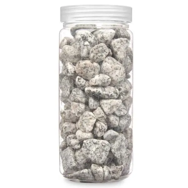 Decorative Stones Gift Decor Grey 10 - 20 mm 700 g 6,2 x 15,3 x 6,2 cm 6,5 x 15,8 x 6,5 cm (12 Units)