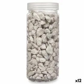 Dekoratyviniai akmenys Gift Decor Pilka 10 - 20 mm 700 g 6,2 x 15,3 x 6,2 cm 6,5 x 15,8 x 6,5 cm (12 vnt.)