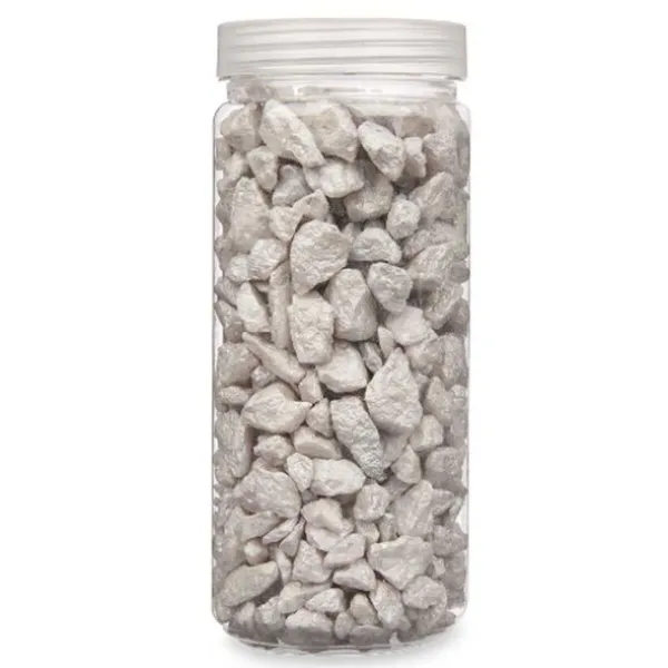 Dekoratyviniai akmenys Gift Decor Pilka 10 - 20 mm 700 g 6,2 x 15,3 x 6,2 cm 6,5 x 15,8 x 6,5 cm (12 vnt.)