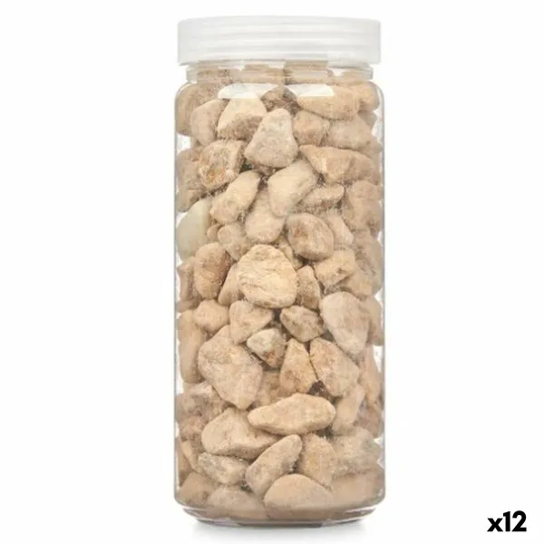 Dekoratyviniai akmenys Gift Decor Balta 10 - 20 mm 700 g 6,2 x 15,3 x 6,2 cm 6,5 x 15,8 x 6,5 cm (12 vnt.)