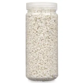 Dekoratīvie akmeņi Gift Decor Balts 2 - 5 mm 700 g 6,5 x 15,5 x 6,5 cm 6,2 x 15,3 x 6,2 cm 6,5 x 15,8 x 6,5 cm (12 gb.)