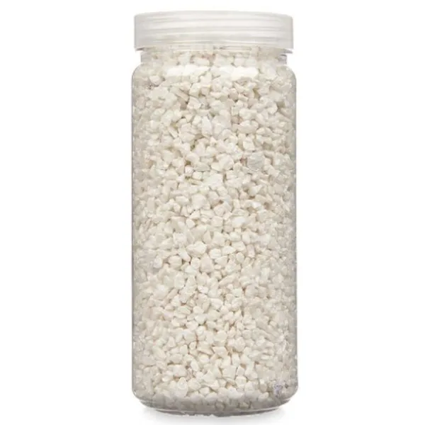 Dekoratyviniai akmenys Gift Decor Balta 2 - 5 mm 700 g 6,5 x 15,5 x 6,5 cm 6,2 x 15,3 x 6,2 cm 6,5 x 15,8 x 6,5 cm (12 vnt.)