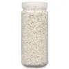 Decorative Stones Gift Decor White 2 - 5 mm 700 g 6,5 x 15,5 x 6,5 cm 6,2 x 15,3 x 6,2 cm 6,5 x 15,8 x 6,5 cm (12 Units)