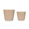 Puodų rinkinys Ibergarden Rusvai gelsva Molis Ø 22 cm Ø 28 cm 28 x 27 x 28 cm 2 Dalys