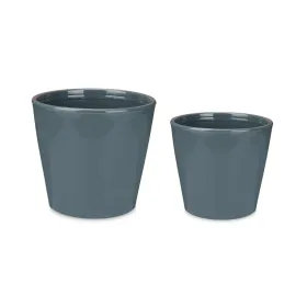 Puodų rinkinys Ibergarden Antracito Molis Ø 22 cm Ø 28 cm 28 x 27 x 28 cm 2 Dalys