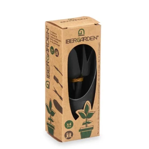 Instrumentu Komplekts Ibergarden Antracīts polipropilēns Dārzs (24 gb.)
