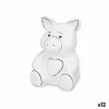 Paint Your Own Money Box Pincello Ceramic Pig 9 x 11,8 x 8,5 cm 9 x 12,5 x 10 cm (12 Units)
