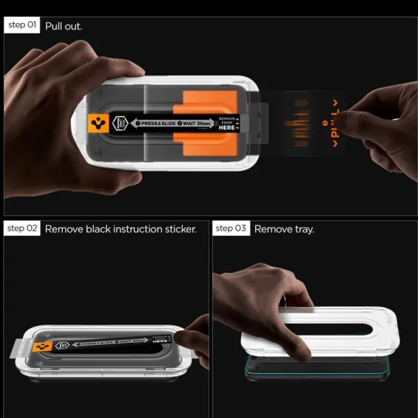 Spigen GLAS.TR EZ Fit Pro - Tempered Glass for Samsung Galaxy S25 FE