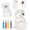 Paint Your Own Money Box Pincello Ceramic Cat 9 x 11,8 x 8,5 cm (12 Units)