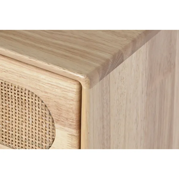 Kumode DKD Home Decor Dabisks Metāls Kaučuka koks 40 x 30 x 63 cm