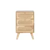 Chest of drawers DKD Home Decor Natural Metal Rubber wood 40 x 30 x 63 cm