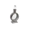 Фонарь DKD Home Decor Verouderde afwerking Sudrabains Metāls Stikls Vintage 37 x 22 x 55 cm