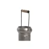 Žibintas DKD Home Decor Sendinta apdaila Sidabras Metalinis Stiklas Vintage 37 x 22 x 55 cm