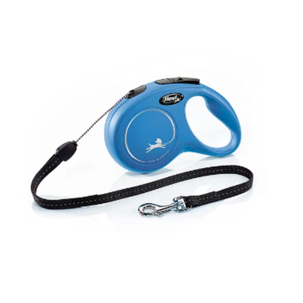 Koerarihm Flexi NEW CLASSIC 8 m Sinine Suurus S