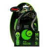 Koerarihm Flexi NEW NEON 5 m Suurus S Roheline