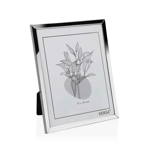 fotorāmis Versa Sudrabains Metāls Minimālists 1 x 20,5 x 15,5 cm