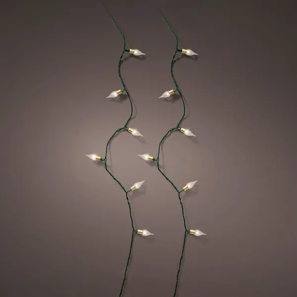 Joulukoristeköynnös Lumineo 493275 Sisäpuoli Lämmin valkoinen