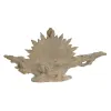 Koristehahmo Home ESPRIT Valkoinen Vihreä Buddha Itämainen 30 x 6 x 15 cm (2 osaa)