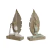 Dekoratyvinė figūrėlė Home ESPRIT Balta Žalia Scandi 15,5 x 7,5 x 26,5 cm (2 vnt.)