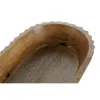 Centerpiece DKD Home Decor Natural Mango wood 32 x 15 x 5 cm 31 x 15 x 5 cm