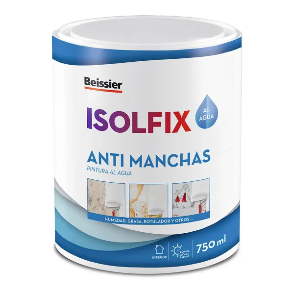 Akrila krāsa Beissier 70249-012 Isolfix Balts 750 ml Pret nogulsnēm