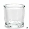 Подсвечник Gift Decor Прозрачный Cтекло 6,5 x 6 x 6,5 cm (12 штук)