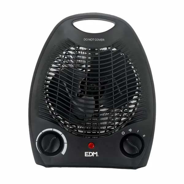 Mini portatīvais elektriskais sildītājs EDM 07220 Melns 1000 - 2000 W