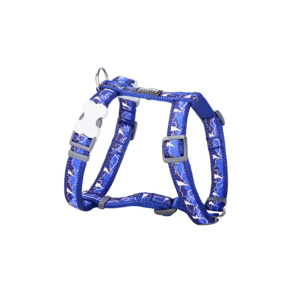 Koiran valjaat Red Dingo Lightning 25-39 cm Laivastonsininen