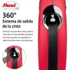Šuns pavadėlis Flexi New Classic 5m Raudona M dydis