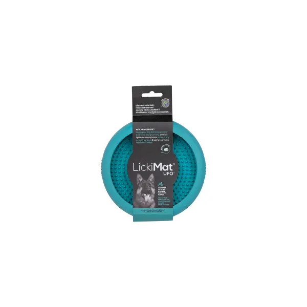 Кормушка для собак Lickimat бирюзовый Резина