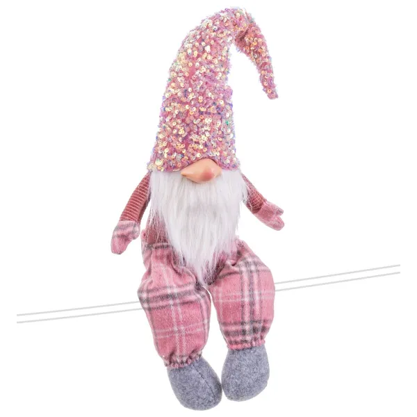 Joulukuusenpallo Pinkki Polyresiini Hiekka Materiaali 58 cm