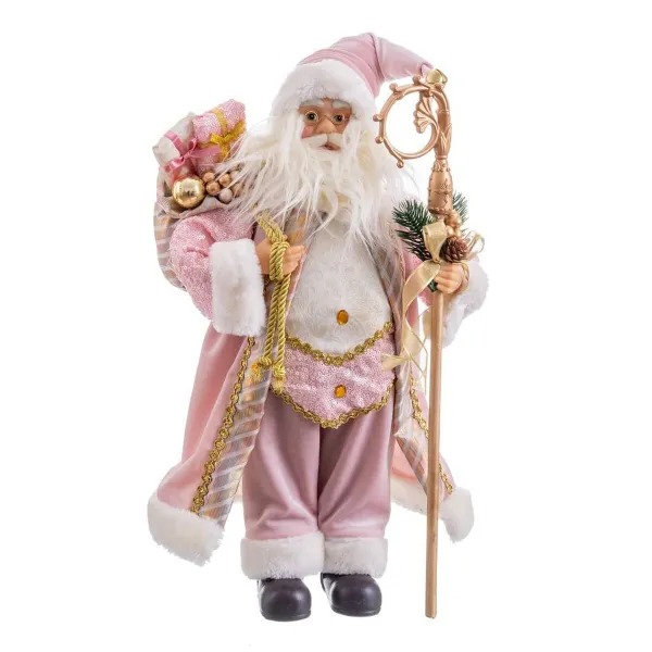 Joulukuusenpallo Pinkki Muovinen Polyresiini Materiaali 45 cm