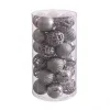 Eglītes rotājumi Sudrabains Plastmasa 5 x 5 x 5 cm (30 gb.)
