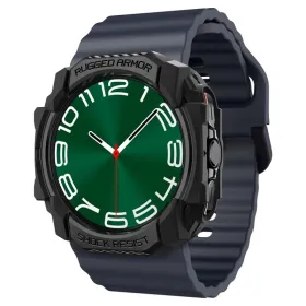 Spigen Rugged Armor - Case for Samsung Galaxy Watch Ultra 47 mm (2025/2024) (Matte Black)