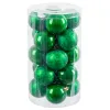 Eglītes rotājumi Zaļš Plastmasa 6 x 6 x 6 cm (20 gb.)