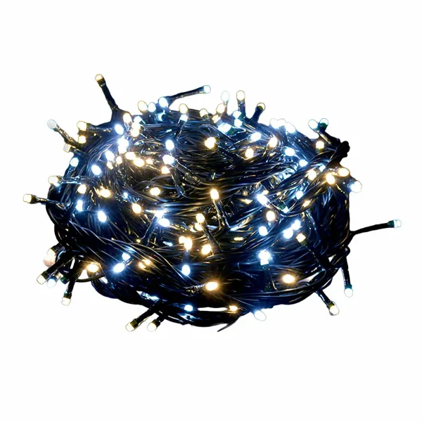 Wreath of LED Lights 6 W White Soft green 25 m 24 X 14,5 X 12 CM