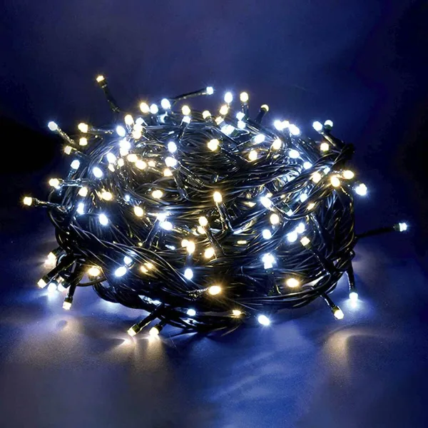 Wreath of LED Lights 6 W White Soft green 50 m 25 X 20 X 18 CM