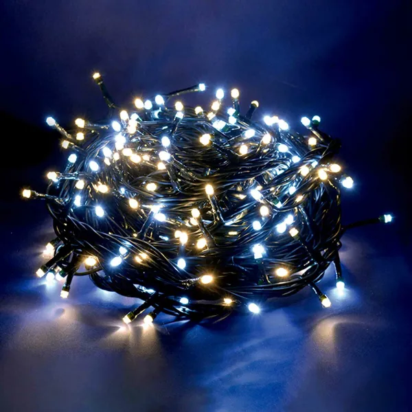 Wreath of LED Lights 3,6 W White Soft green 5 m 10 x 8 x 14 cm