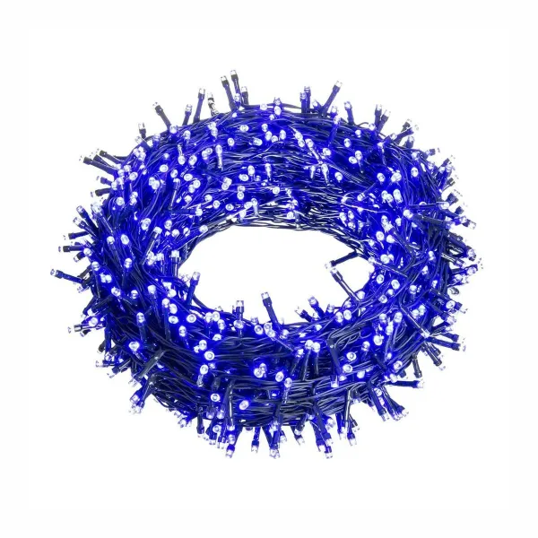 LED-valokranssi 3,6 W Sininen Valkoinen 15 m 19,5 X 13 X 9,5 CM