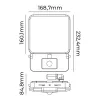 Užtvindanti šviesa / projektoriaus šviesa EDM 70422 Frameless Juoda F 50 W 4100 Lm (6000 K)