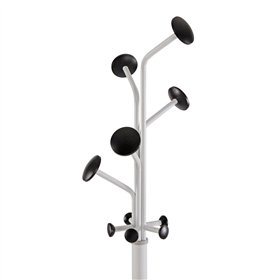 Coat Rack Versa Beku White Metal