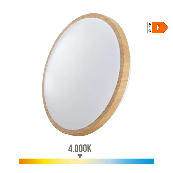 LED Flush montavimo lubų šviesos sienos šviesos EDM 32539 F 18 W 1820 Lm Apskritas Paviršius (4000 K)